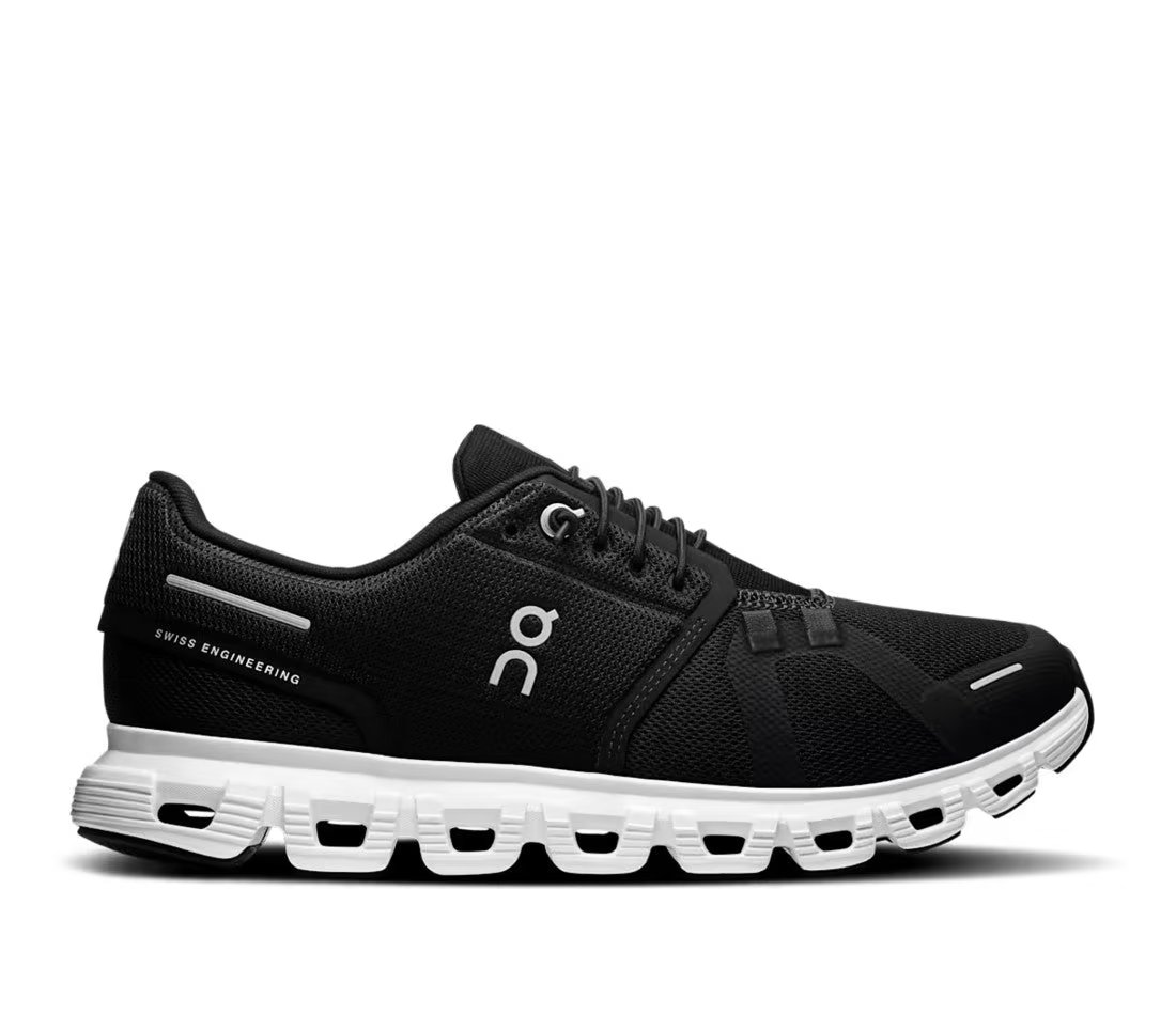 On On Cloud 6 Black White