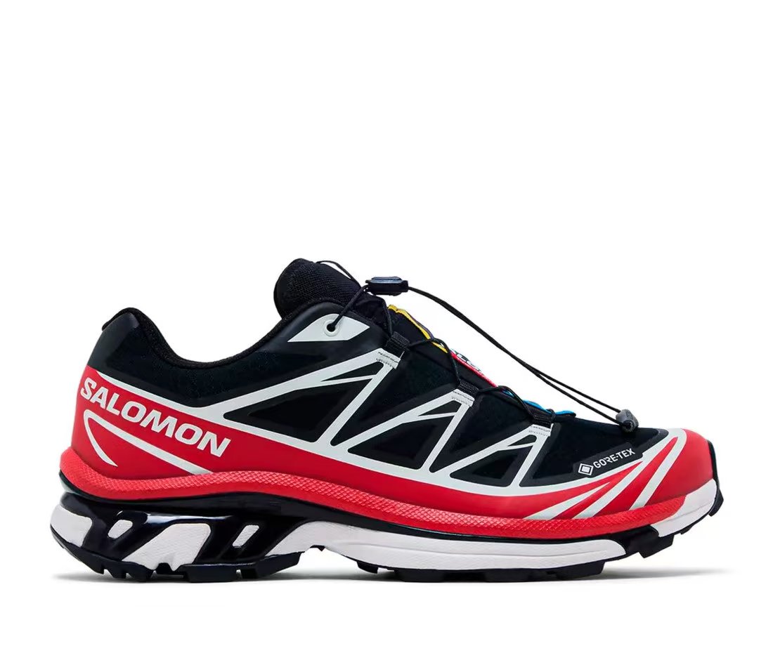 Salomon Salomon XT-6 Gore-Tex Black Flame Scarlet