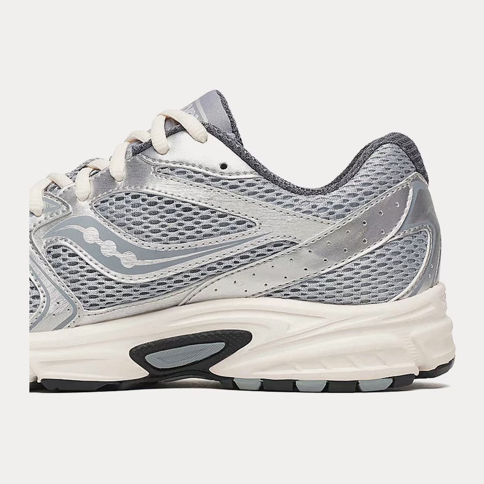 Saucony Grid Ride Millennium Silver Cream — vue principale
