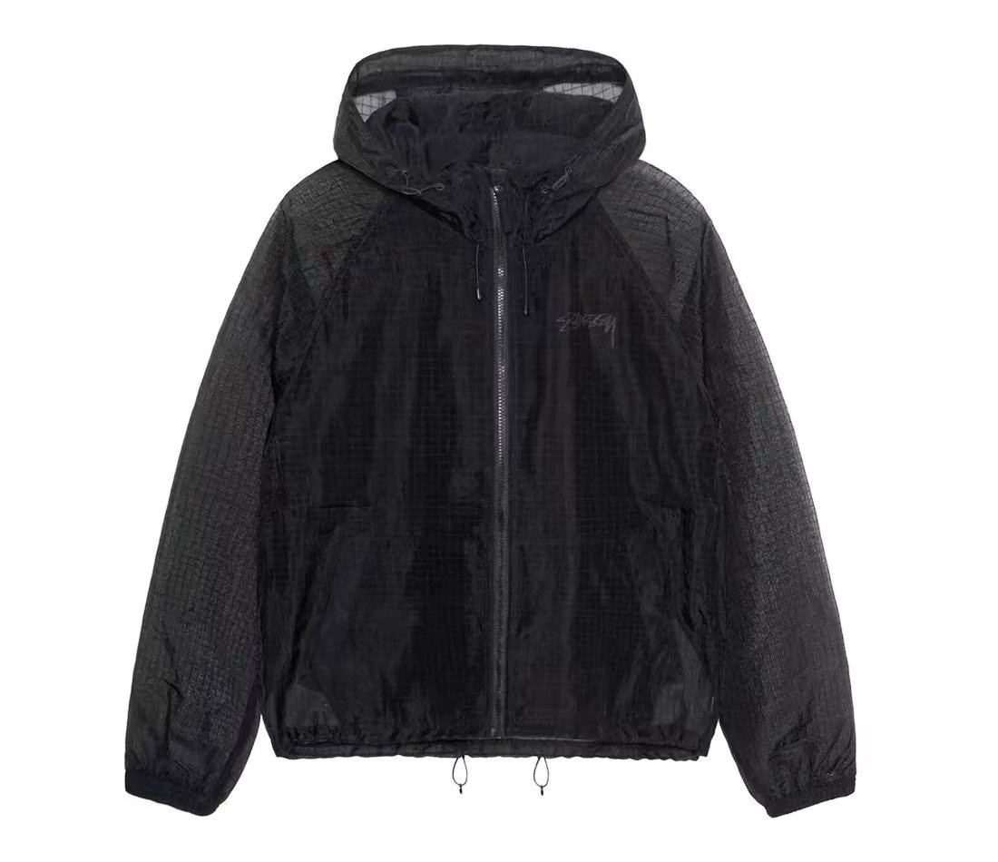 Stussy Stussy BEACH SHELL TRNSPRNT RIPSOP BLACK