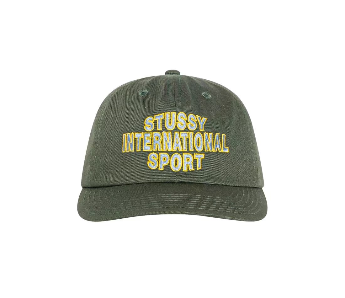 Stussy Mid-Depth International Sport Strapback Olive — vue principale
