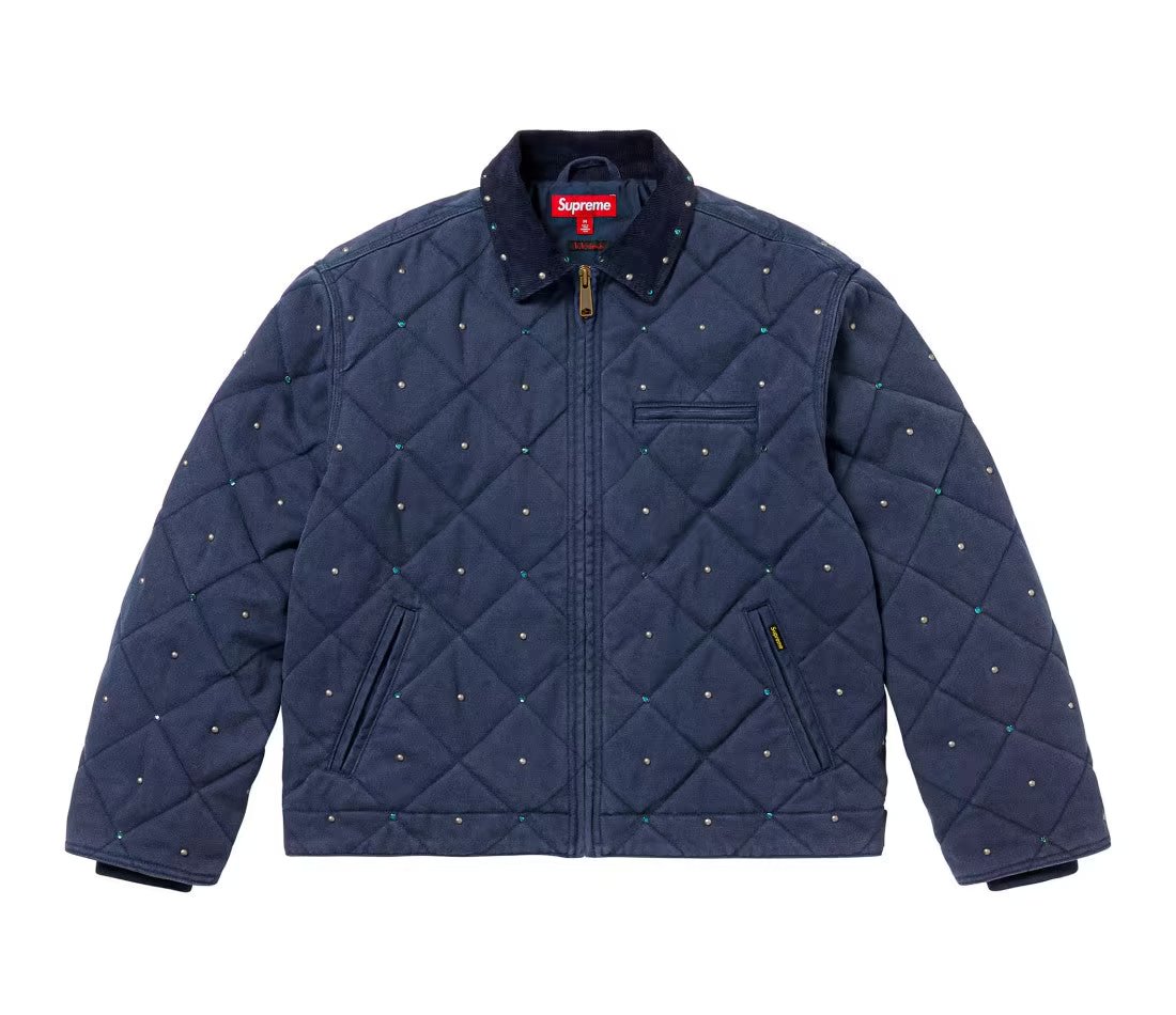 Supreme Supreme b.b. Simon Quilted Work Jacket Navy