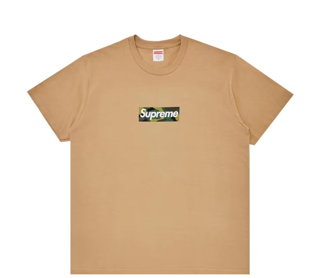 Supreme Supreme Box Logo Tee (FW23) Khaki