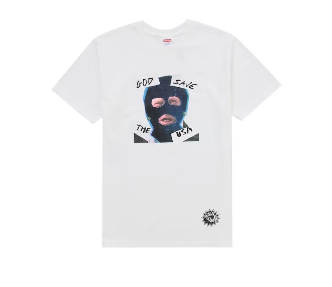 Supreme God Save Us Tee White — vue principale