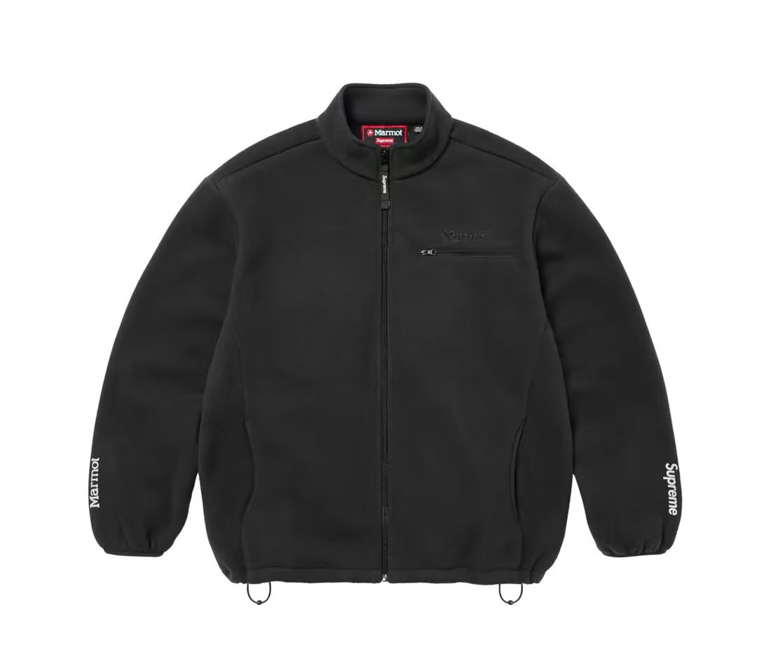 Supreme Supreme Marmot Fleece Jacket Black