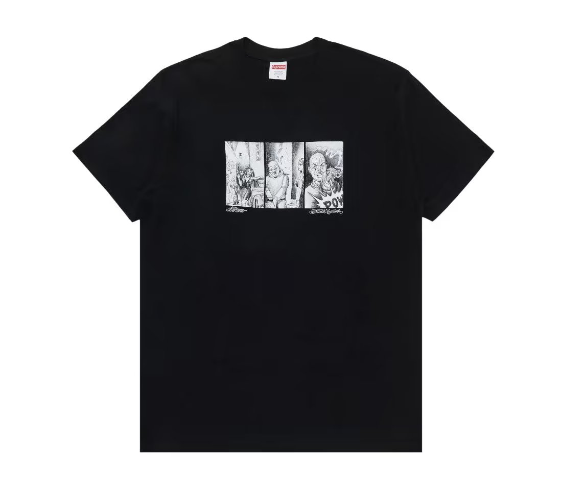 Supreme Supreme Mister Cartoon Pow Tee Black