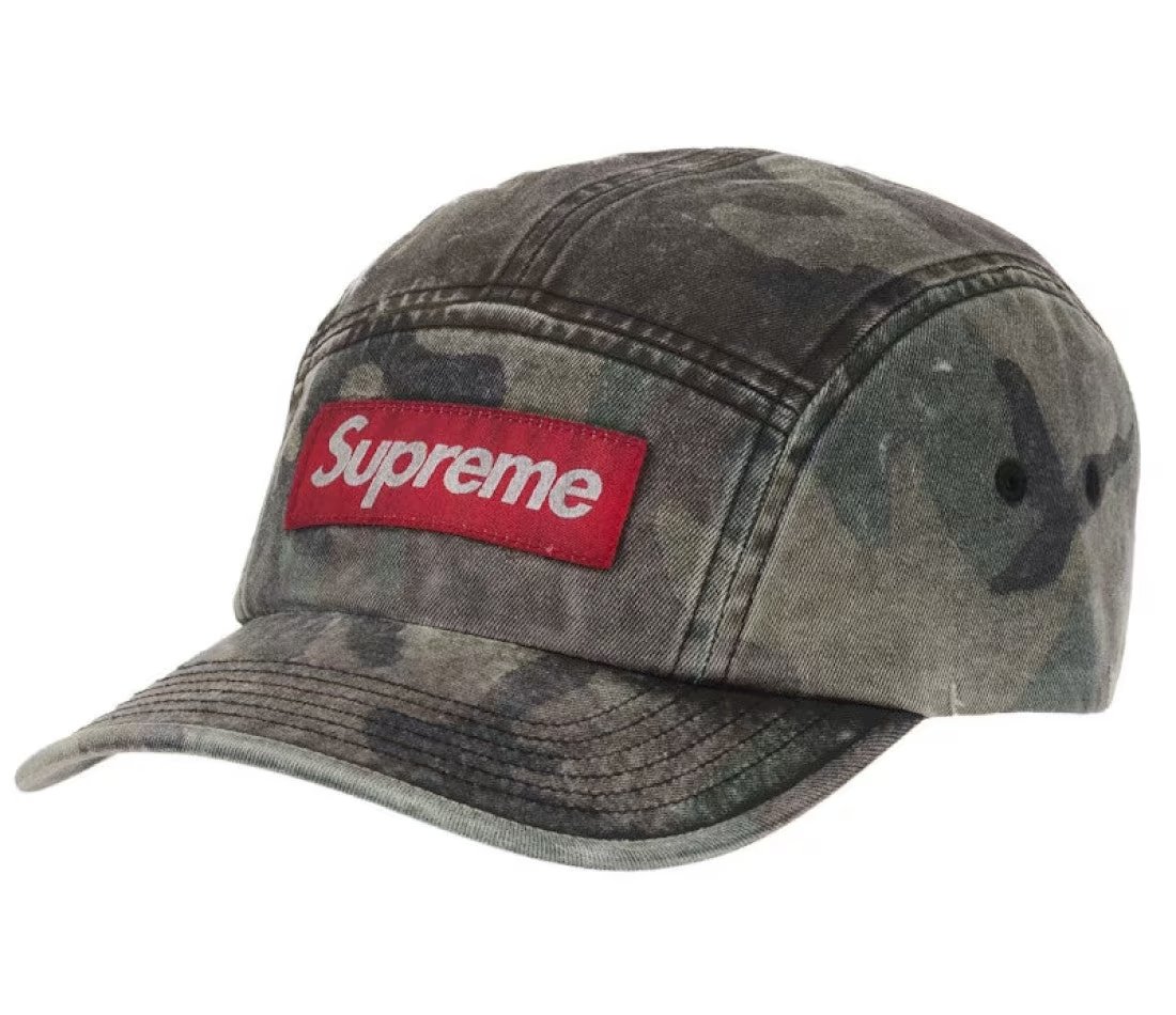 Supreme Supreme Overdyed Camp Cap (FW26) Woodland Camo