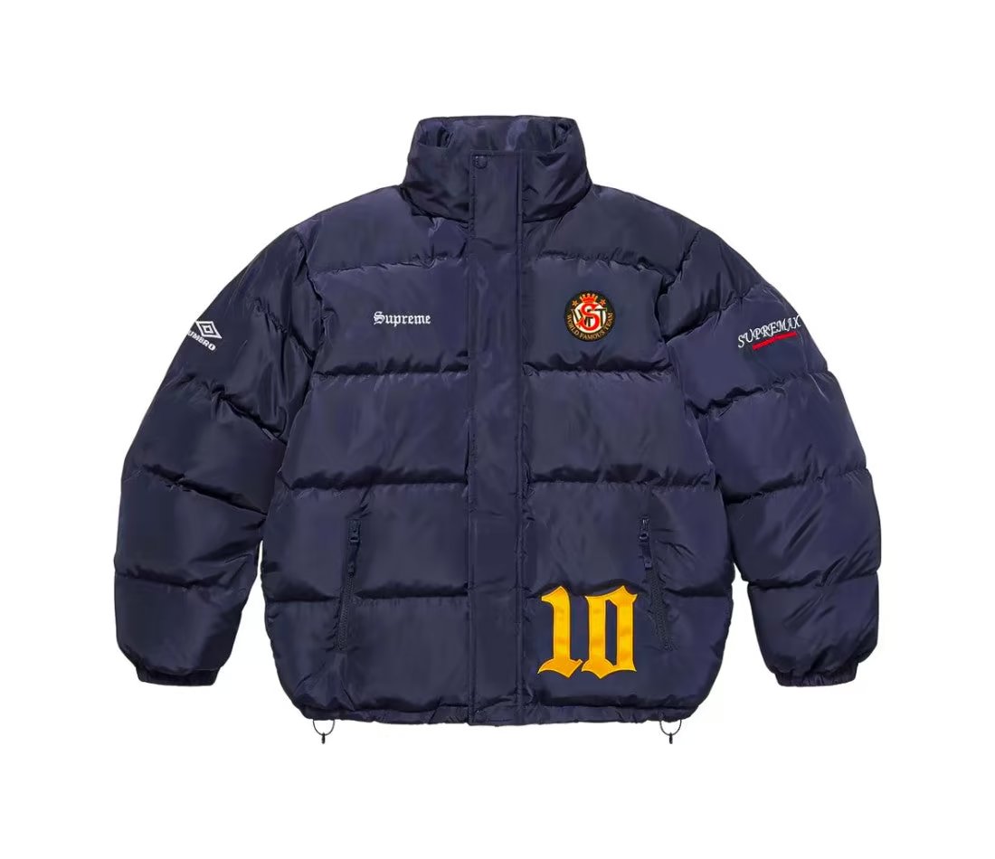 Supreme Supreme Umbro Down Puffer Jacket Navy