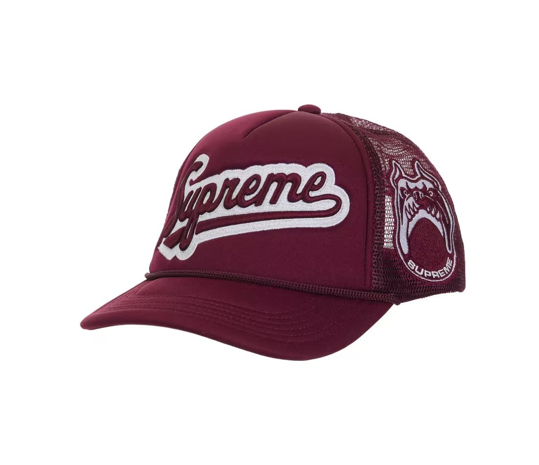 Supreme Supreme University Mesh Cap Burgundy