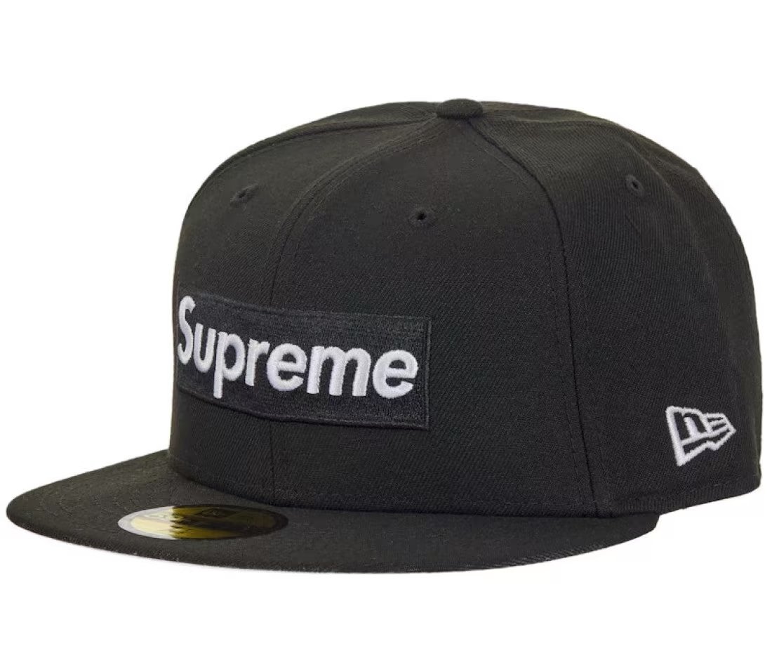Supreme Supreme Rings Box Logo New Era 59Fifty Fitted Hat Black