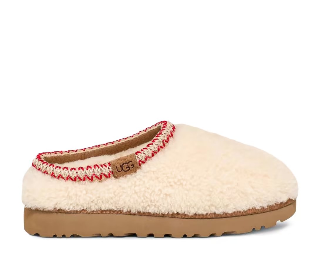 UGG Tasman Maxi Curly Slipper Natural — vue principale