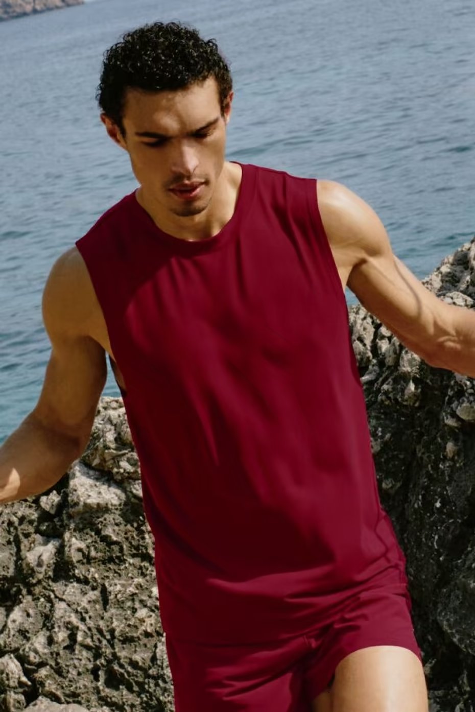 Conquer Muscle Tank - Garnet — vue principale