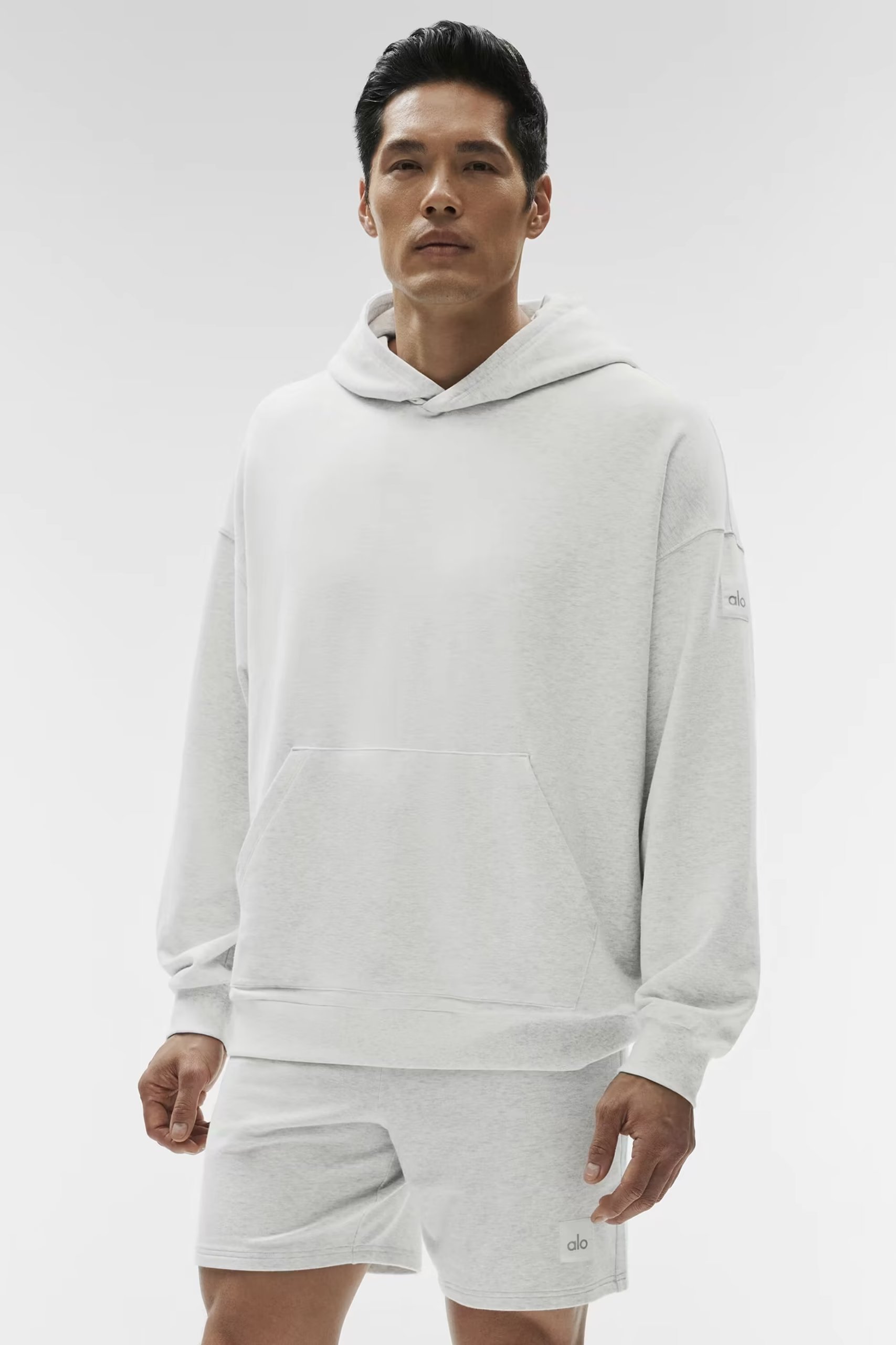 Double Take Hoodie - White Heather — vue principale