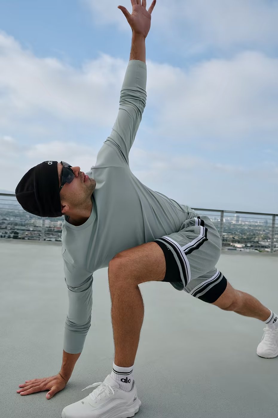 Conquer Reform Crewneck Long Sleeve - Lunar Grey — vue principale