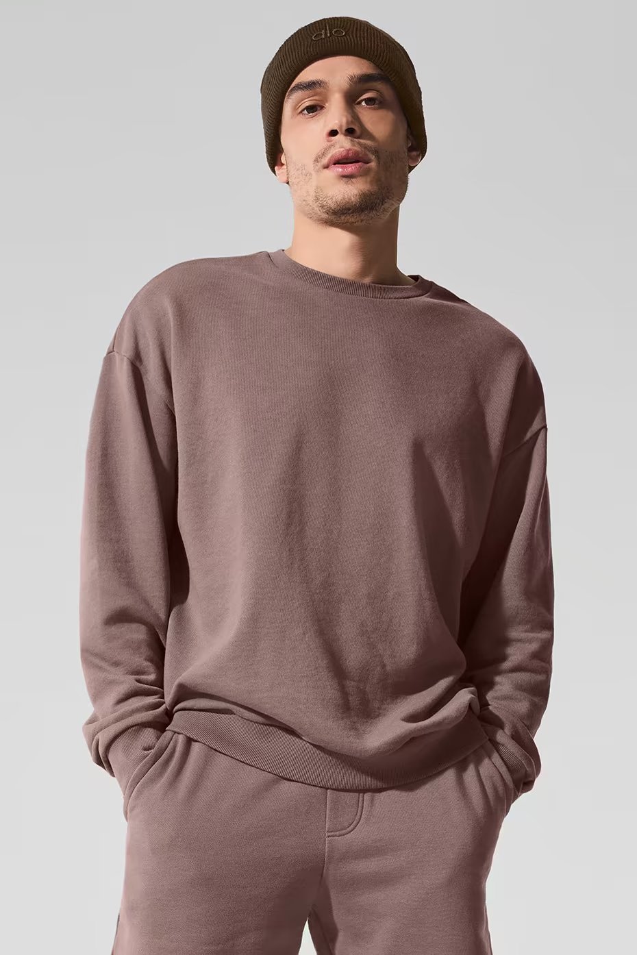 Chill Crew Neck Pullover - Mushroom — vue principale