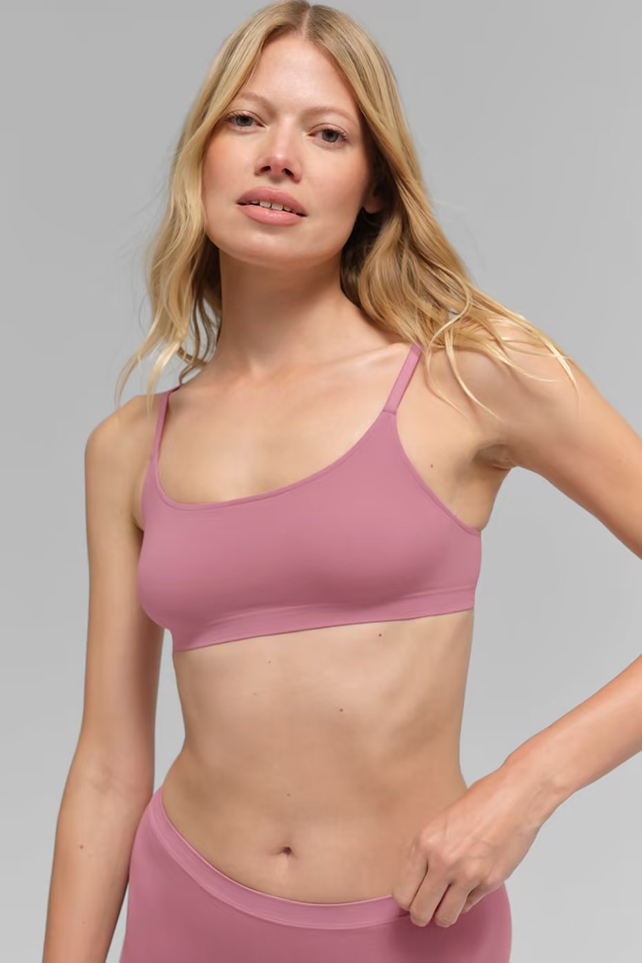 Sheer Glow Bra - Pink Wild Rose — vue principale