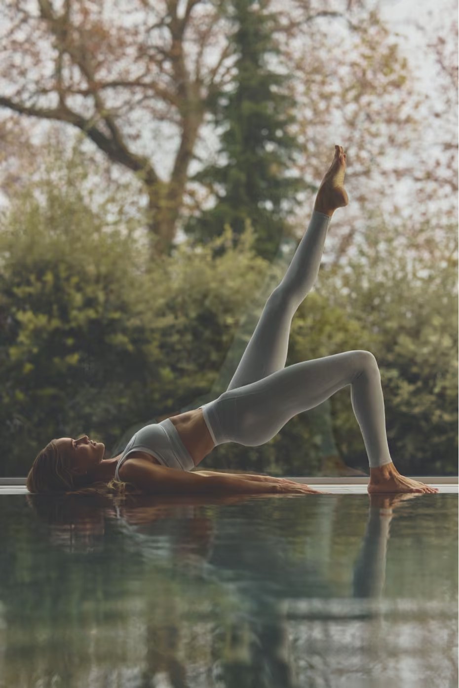 Alosoft High-Waist 7/8 Better Together Legging - Athletic Heather Grey/White — vue principale