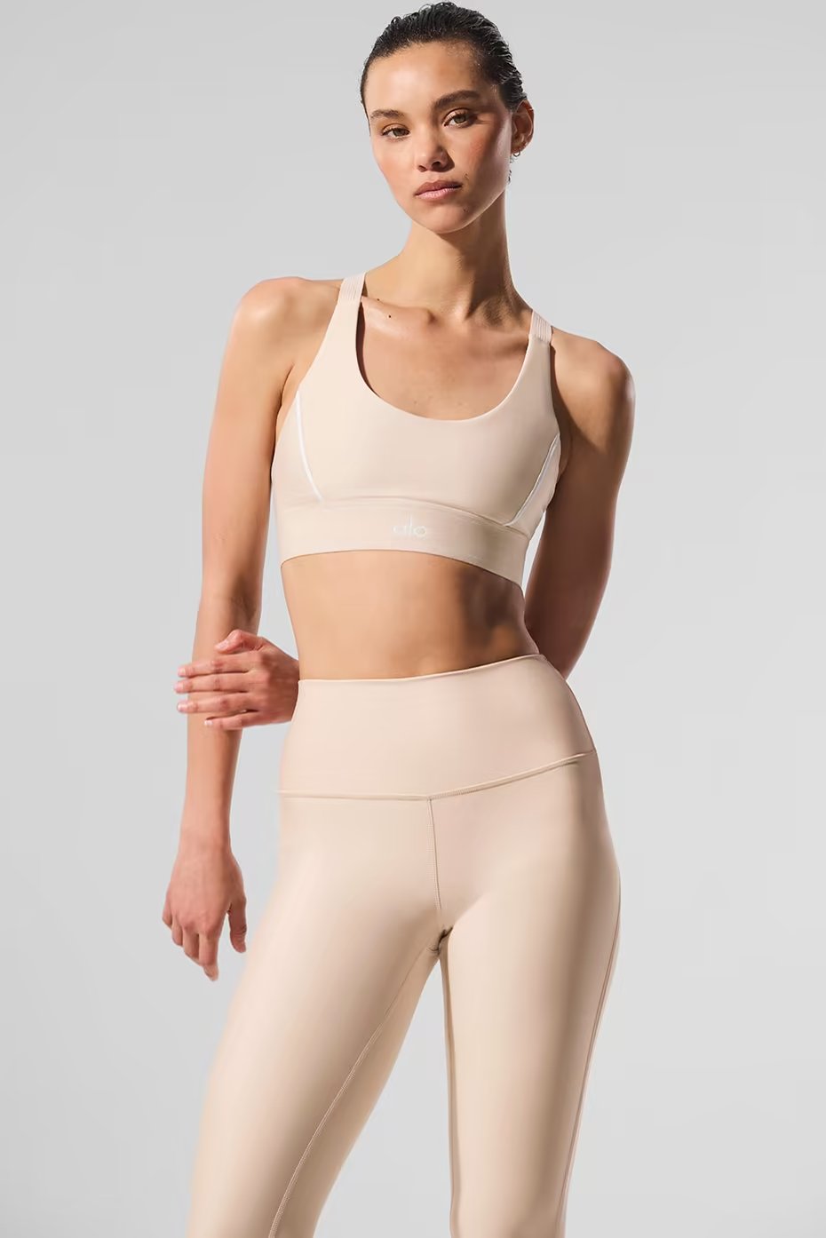 Airlift Suit Up Bra - Macadamia/White — vue principale