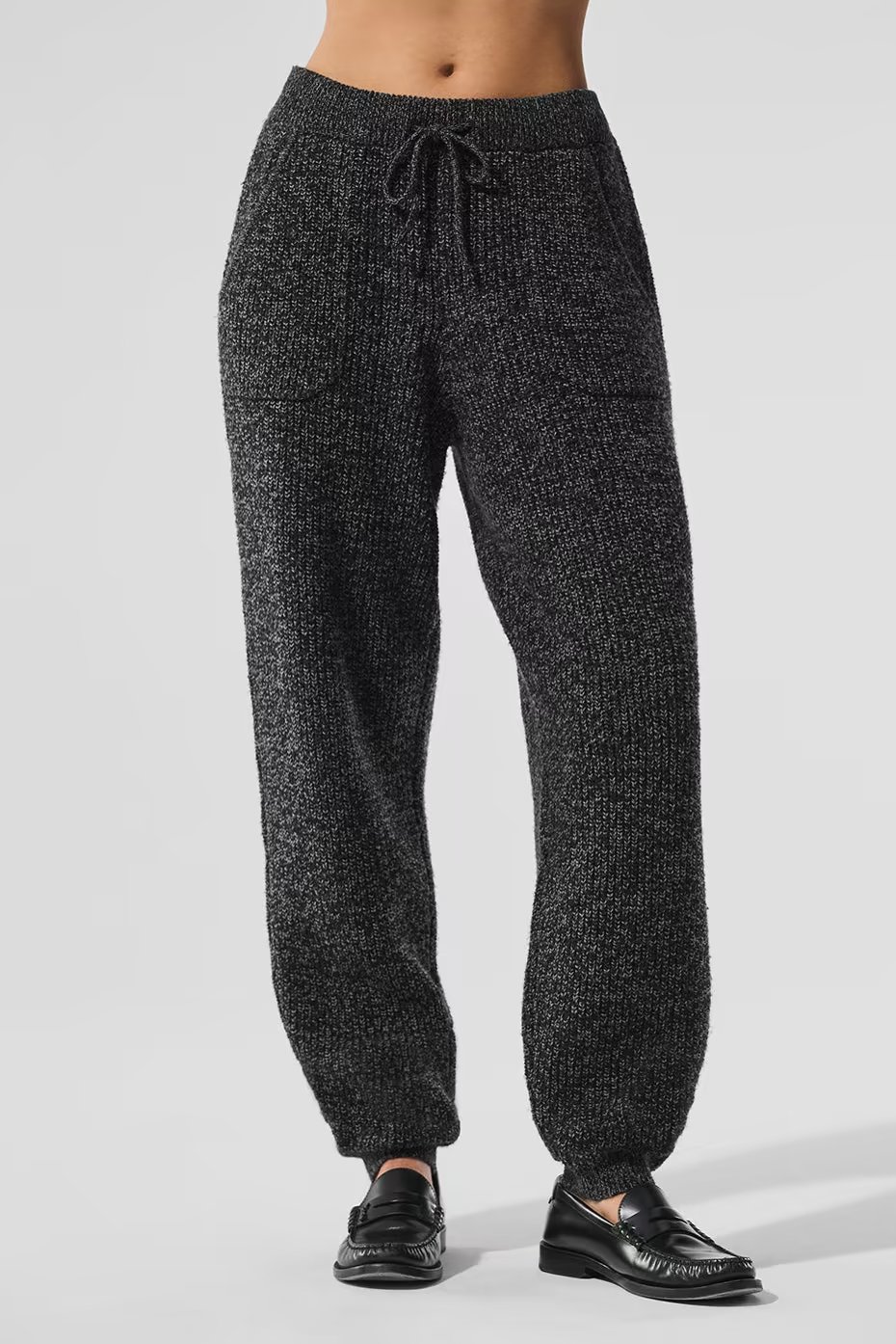Marl Sweater Pant - Black Marl — vue principale