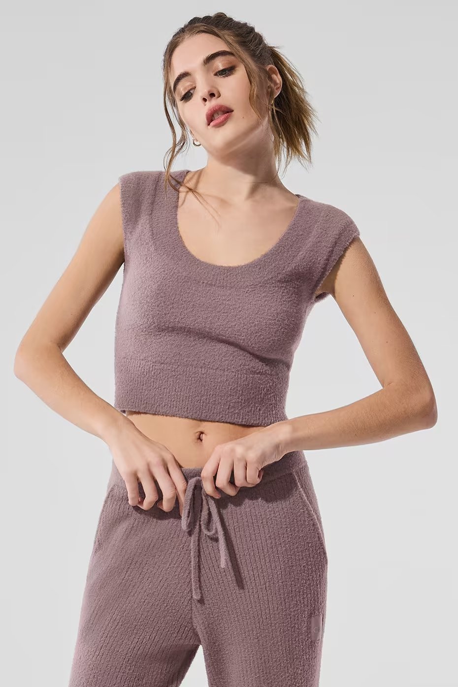 Snuggle Up Sweater Short Sleeve - Mushroom — vue principale