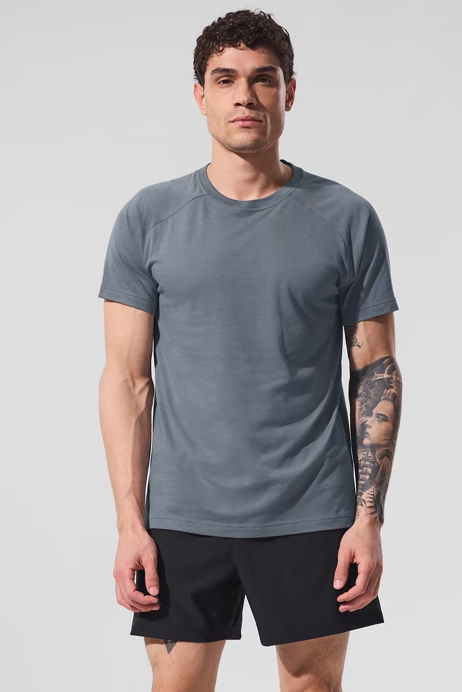 Triumph Raglan Tee - Steel Grey — vue principale