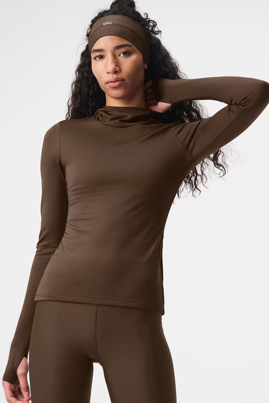 Airlift Winter Warm Hooded Runner - Espresso — vue principale