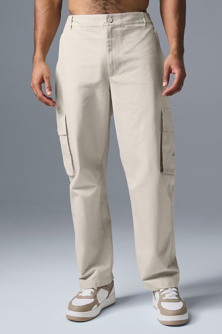 Cargo Ripstop Trouser - Bone — vue principale