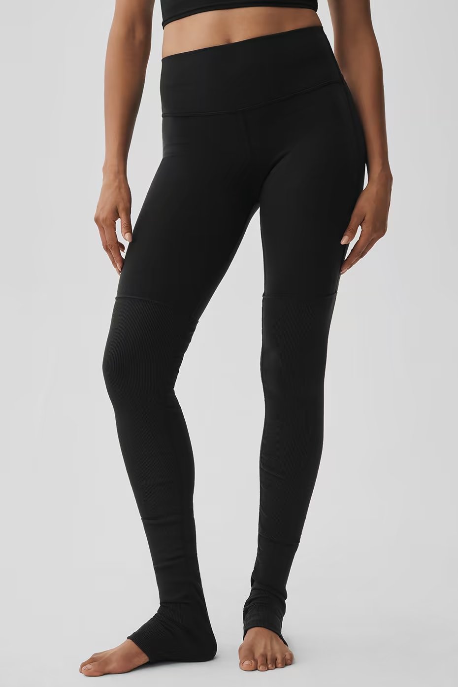 Alo Yoga Airbrush High-Waist Highlight Goddess Legging - Black