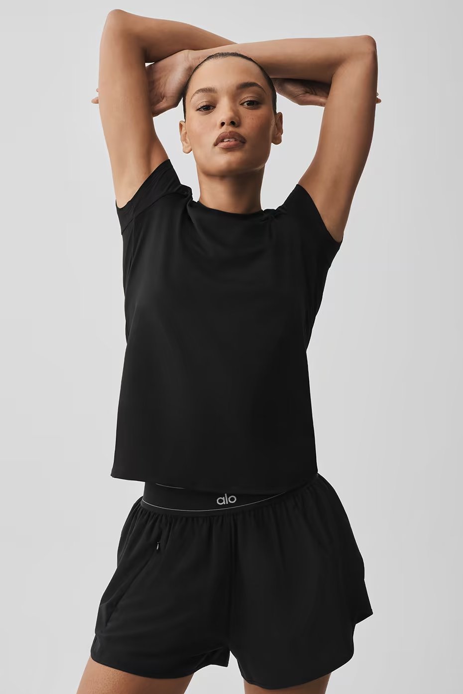 Alosoft Finesse Tee - Black — vue principale