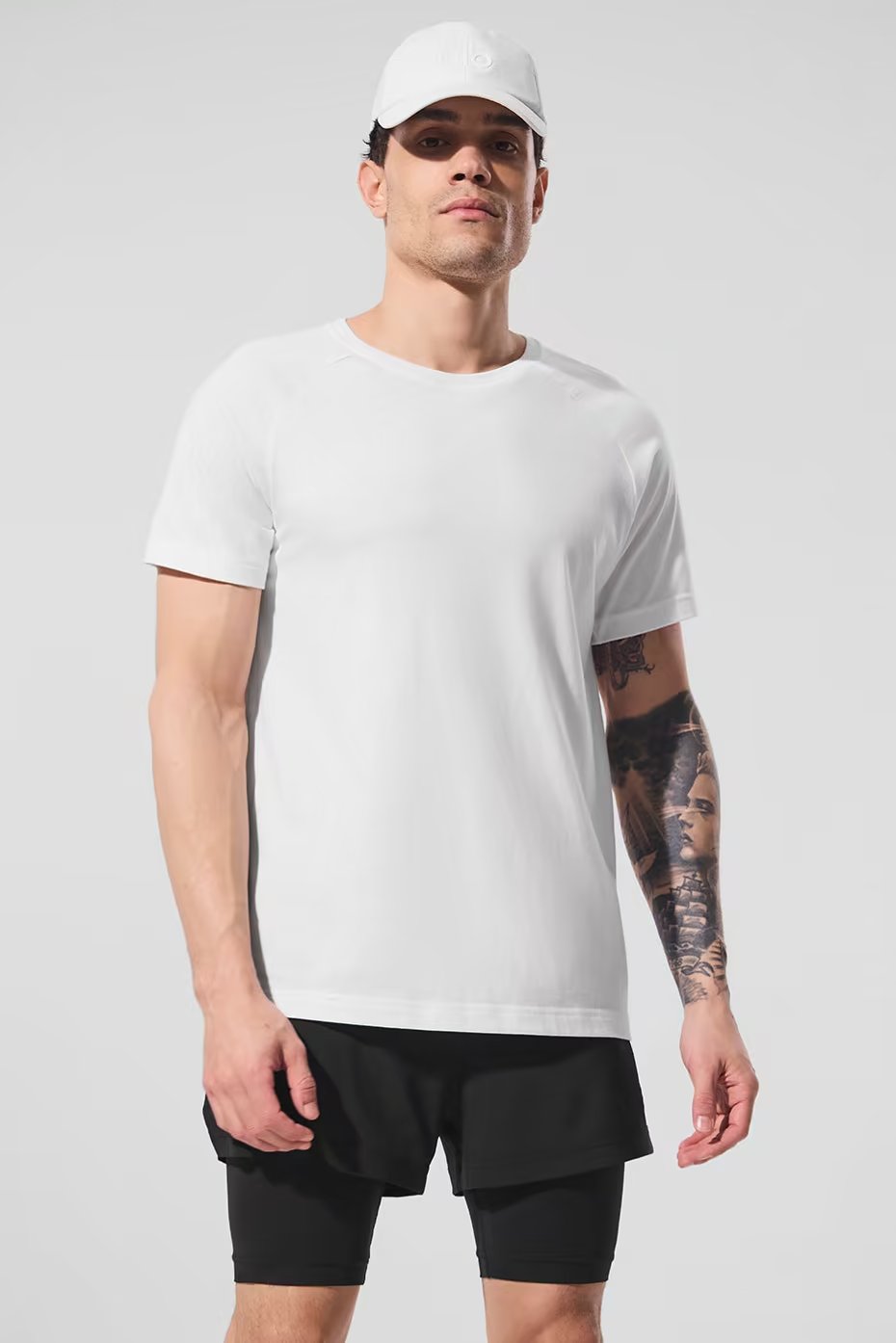 Alo Yoga Triumph Raglan Tee - White