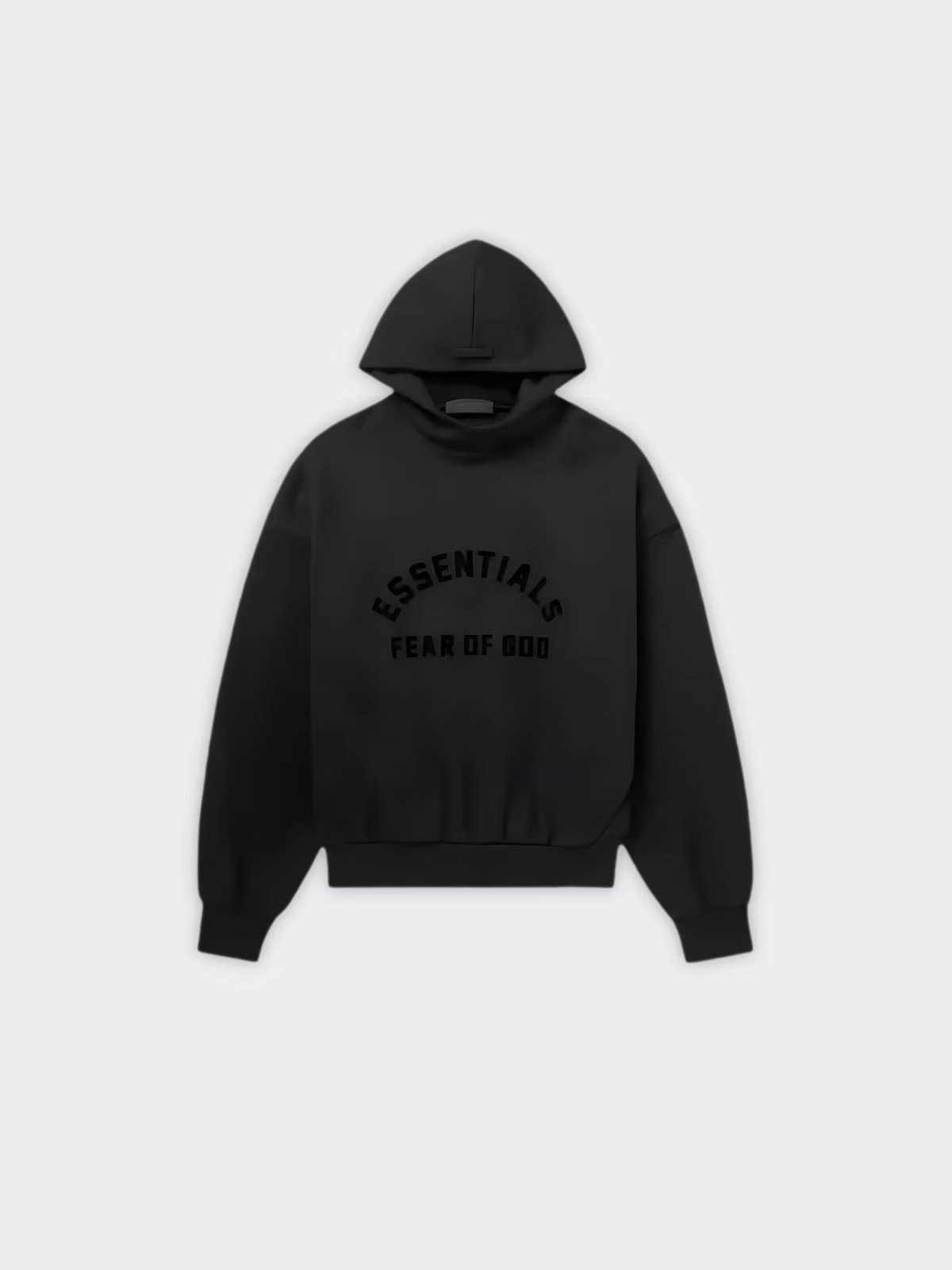 Fear of God Fear of God Essentials Hoodie (FW23) — Jet Black