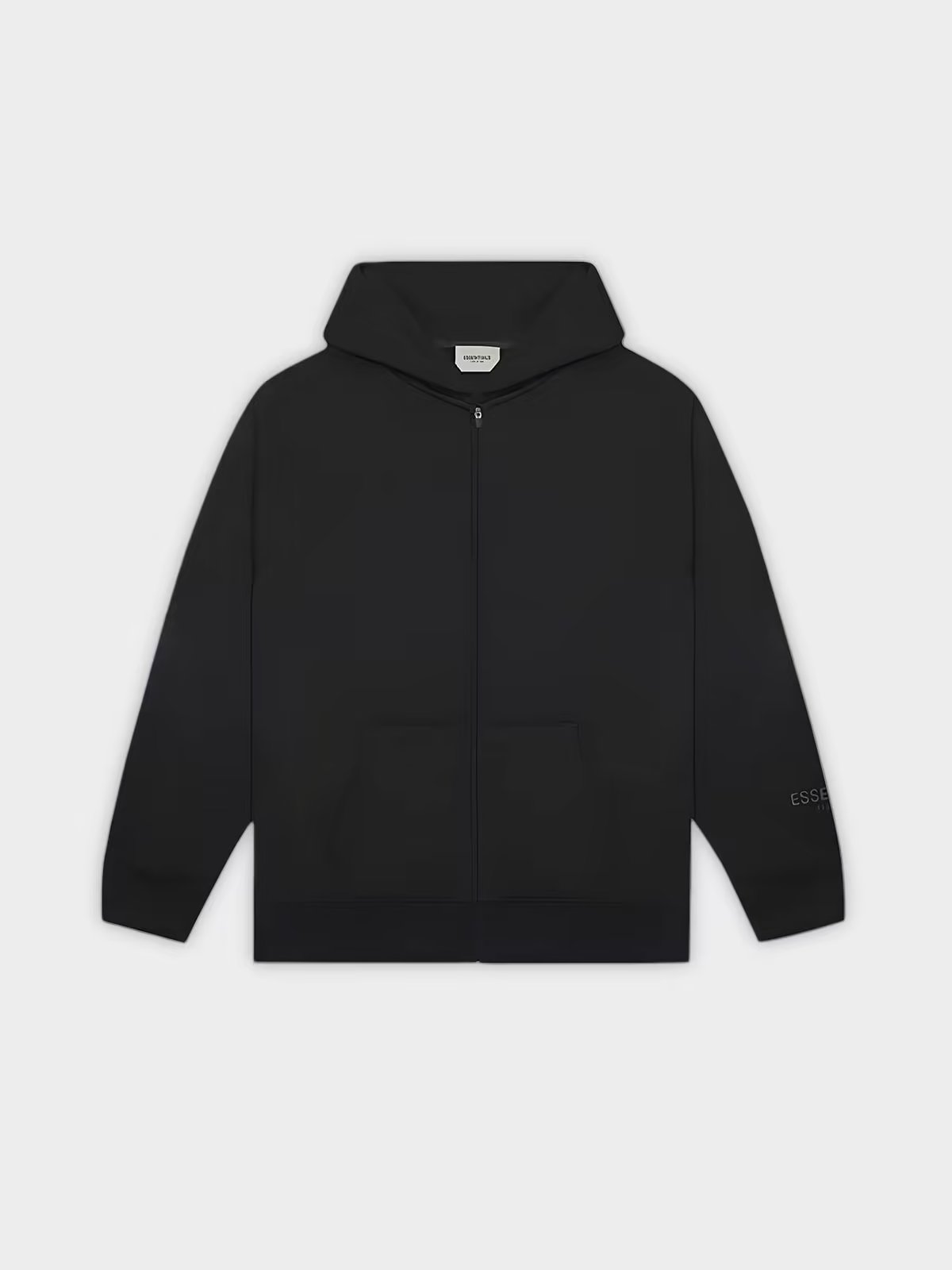 Fear of God Fear of God Essentials Hoodie SS20 Full Zip Black (SS20)