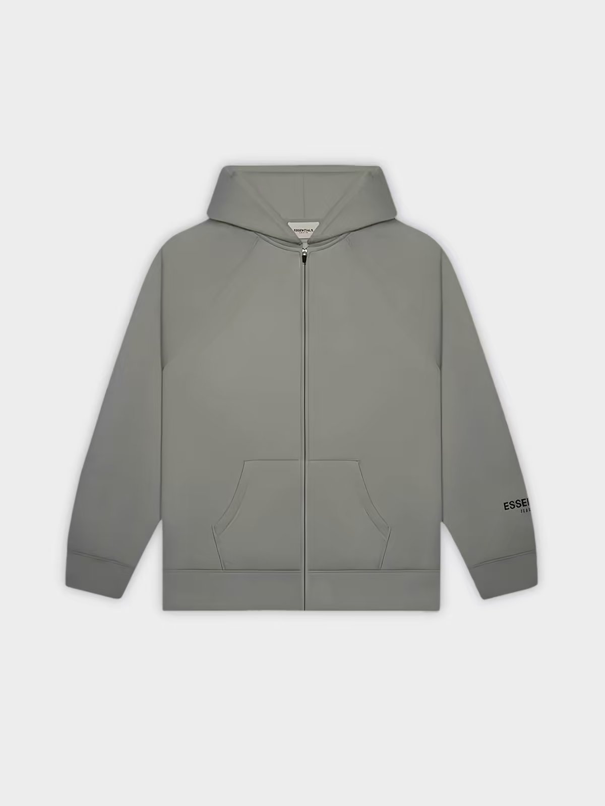Fear of God Fear of God Essentials Hoodie SS20 Full Zip Charcoal (SS20)