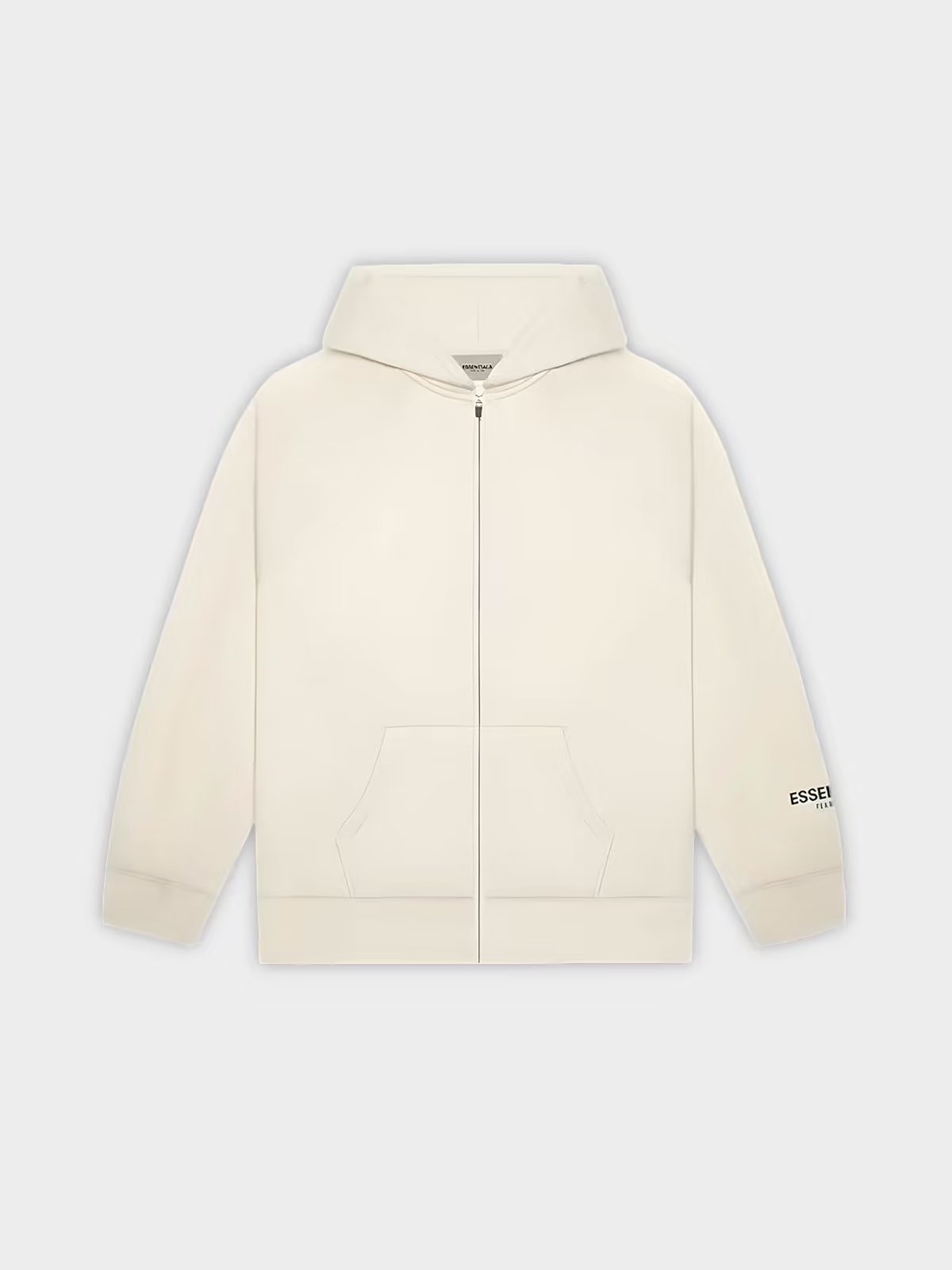 Fear of God Fear of God Essentials Hoodie SS20 Full Zip Cream (SS20)