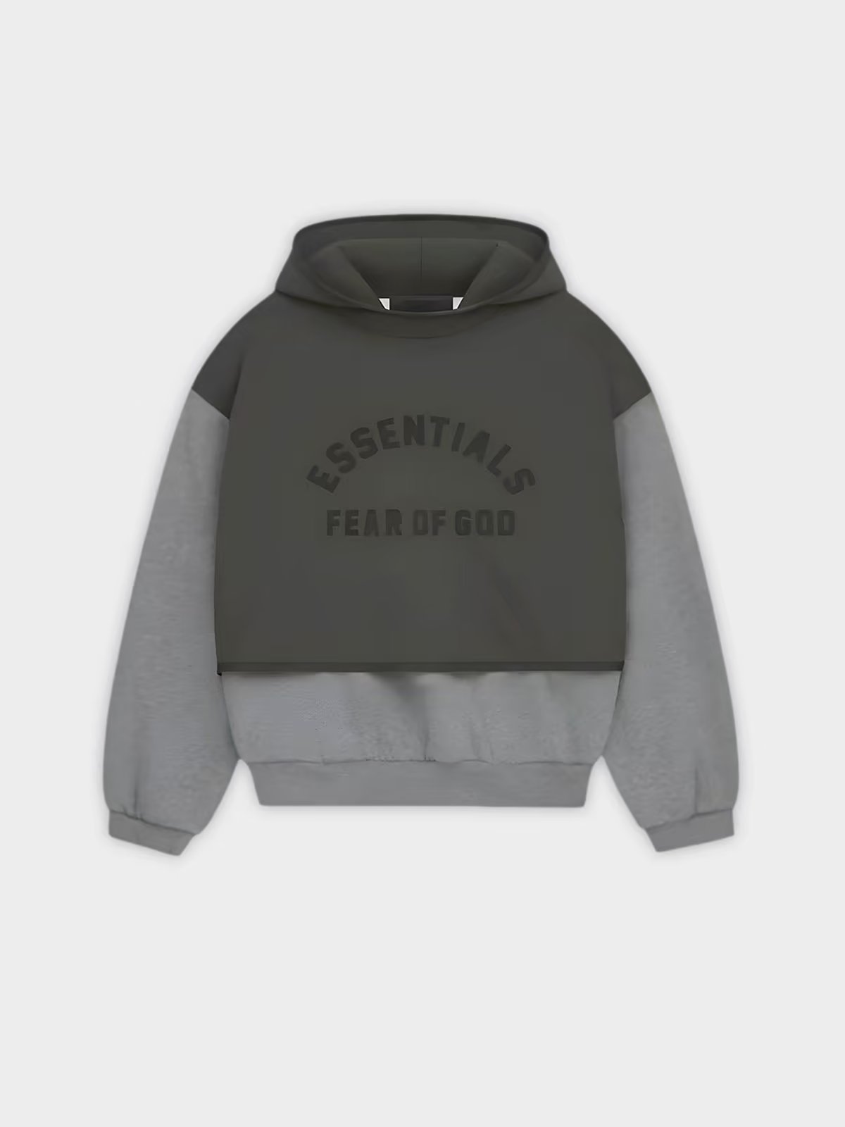 Fear of God Fear Of God Essentials Hoodie Nylon Fleece Dark Heather Oatmeal / Ink (SP24)