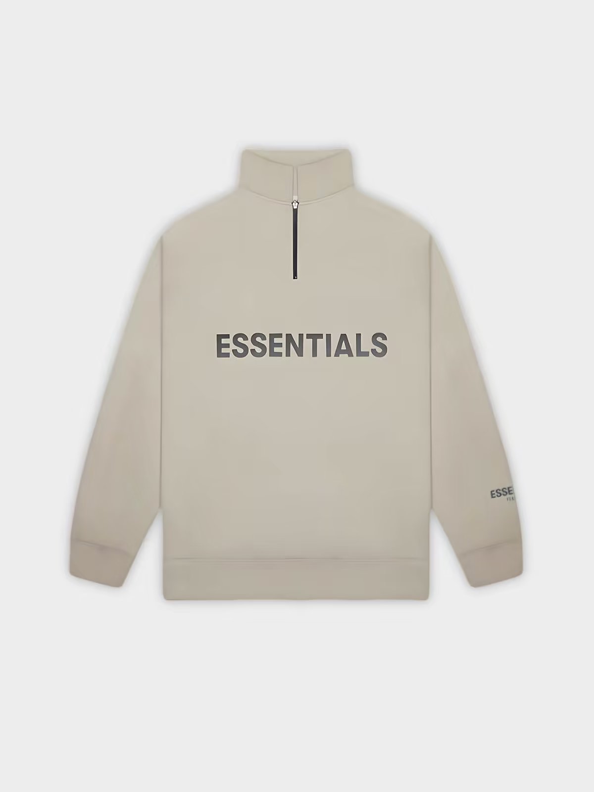 Fear of God Fear of God Essentials Sweatshirt Half-zip Sage (SS20)