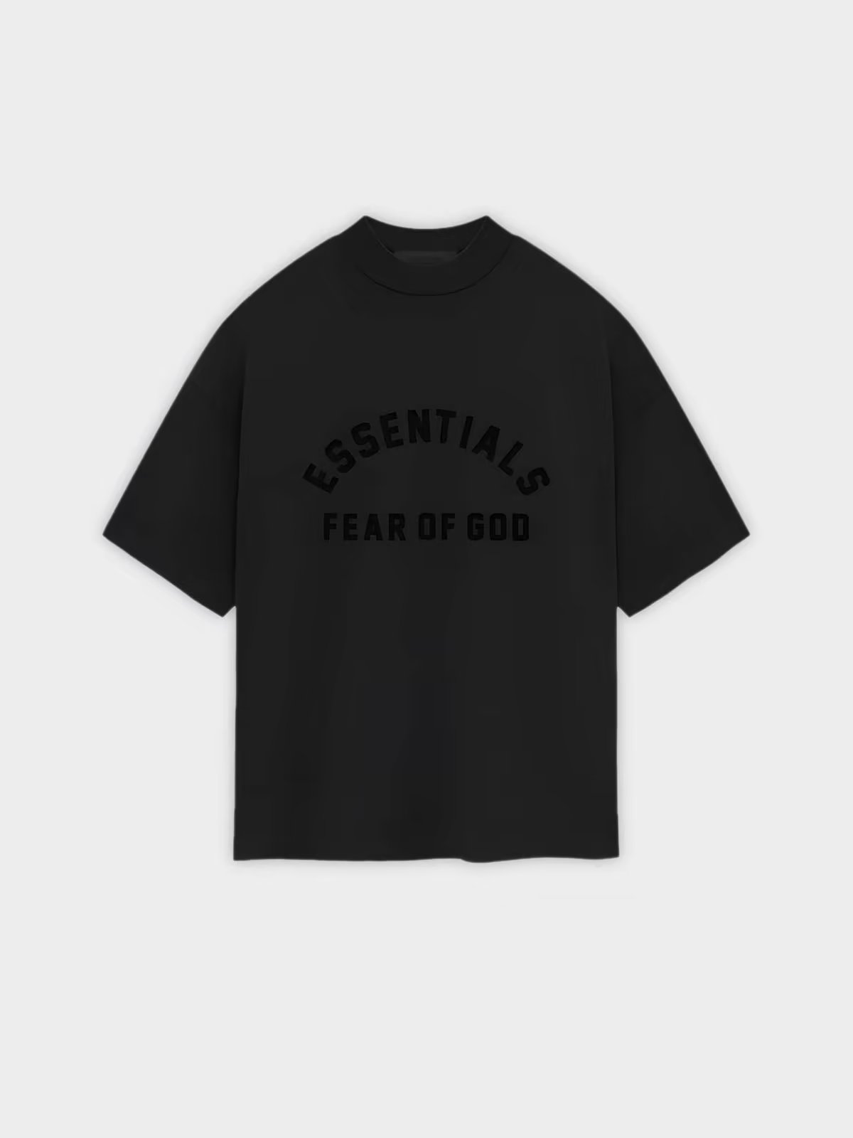 Fear of God Fear Of God Essentials T-shirt Heavy Jersey Jetblack (SP24)