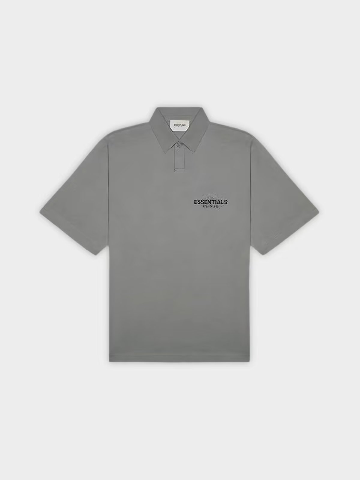 Fear of God Fear of God Essentials T-Shirt Polo Charcoal (FW20)