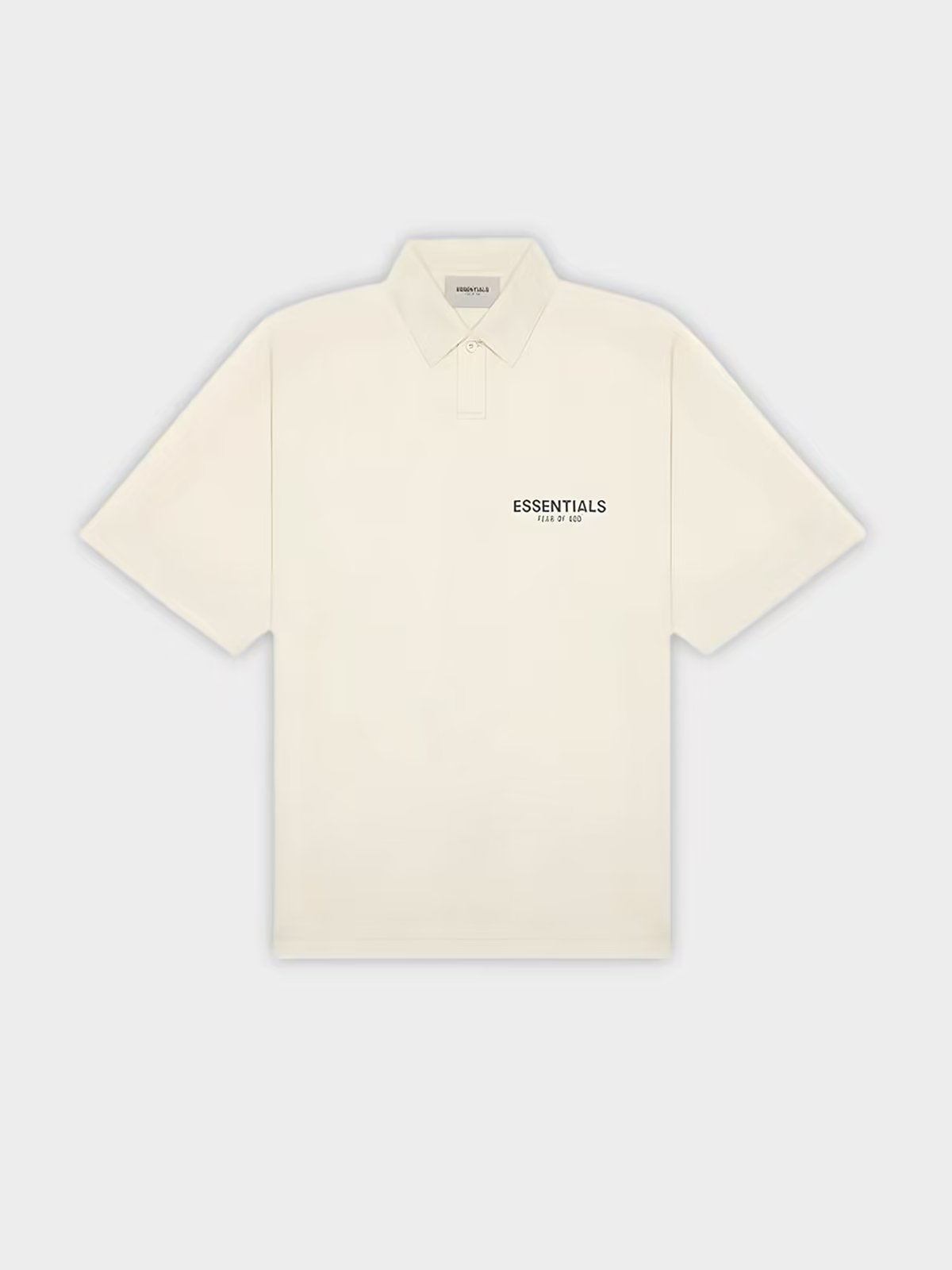 Fear of God Fear of God Essentials T-Shirt Polo Cream (FW20)