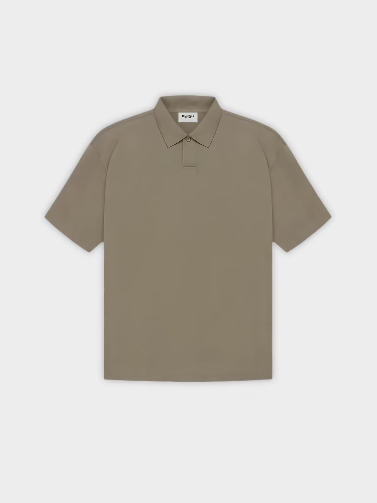Fear of God Fear of God Essentials T-Shirt Polo Taupe (SS21)