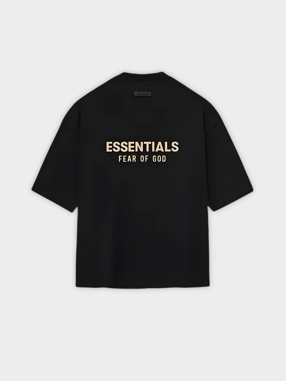 Fear of God Fear of God Essentials T-Shirt V-Neck Jet Black (FW23)
